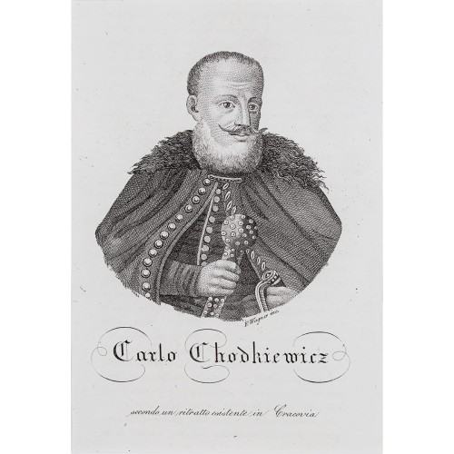 Jan Karol Chodkiewicz, miedzioryt, 1831 rok