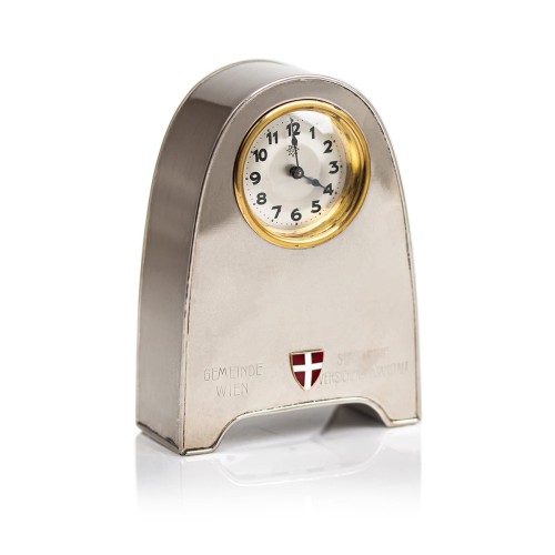 Skarbonka z zegarem biurkowym, Wiedeń - art deco