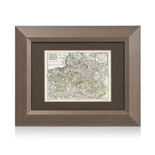Poloniae Regnum, Ducatusqe Magnae Lithuaniae - mapa Polski i Litwy, Tobias Conrad Lotter, 1745 rok