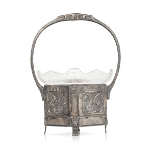 Koszyk na łakocie ze szklanym wkładem 