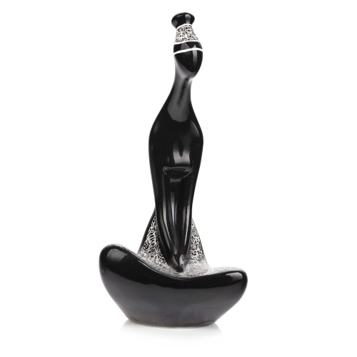 Figura porcelanowa "Sudanka", Henryk Jędrasiak,  ZPS "Wawel" - Wałbrzych