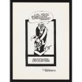 Jacek Fedorowicz (ur. 1973) "Moje ostatnie zdjęcie z byłym kol. kierownikiem byłego magazynu" serigrafia, 1984 rok