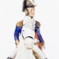 "Generał Bertrand" , porcelanowa figurka -Fabryka porcelany Scheibe-Alsbach w Turyngii