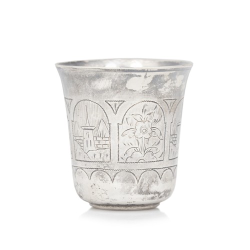 Kubek kiduszowy, srebro pr. 84, Moskwa, 1873 rok