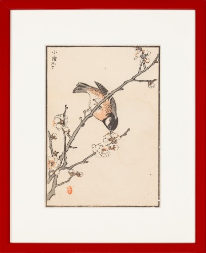 Kōno Bairei (1844 - 1895) "Bogatka", drzeworyt barwny