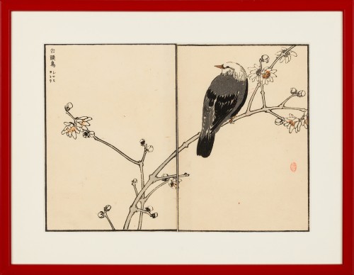 Kōno Bairei (1844 - 1895) "Szczeciak rudouchy", drzeworyt barwny