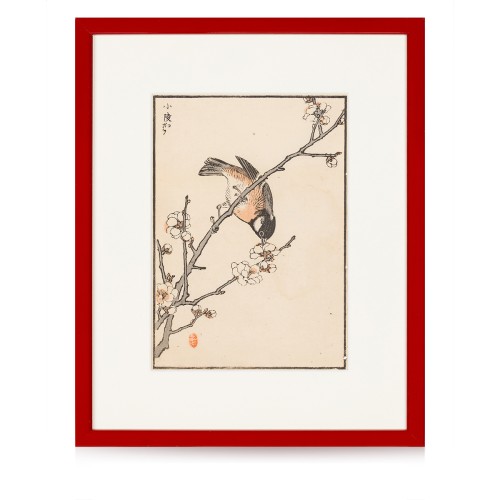 Kōno Bairei (1844 - 1895) "Bogatka", drzeworyt barwny