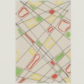 "Projekt tkaniny - nr 29" tusz, gwasz na papierze, ok. 1960 roku