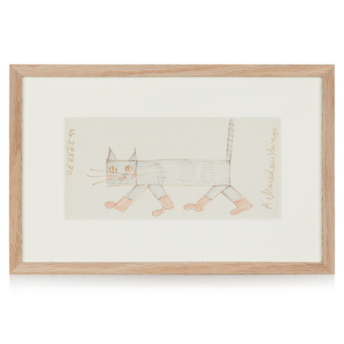 Adam Macedoński (ur. 1931) "Kot w butach", 1970 rok