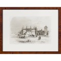 Emile Rouargue (1795 - 1865) "Kraków. Barbakan"