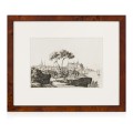 "Panorama Krakowa" staloryt, 1838 rok