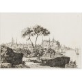 "Panorama Krakowa" staloryt, 1838 rok