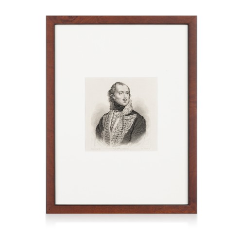 Józef Oleszkiewicz (1777-1830) "Kazimierz Pułaski" staloryt, 1835–1842 rok, Paryż