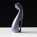 Figura porcelanowa "Kot siedzący" Ćmielów, projekt Mieczysław Naruszewicz - 1956 rok